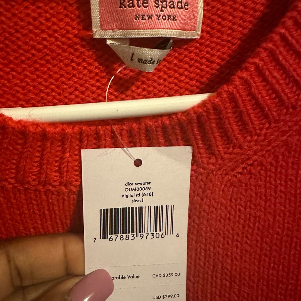 BNWT AUTHENTIC KATE SPADE SWEATER